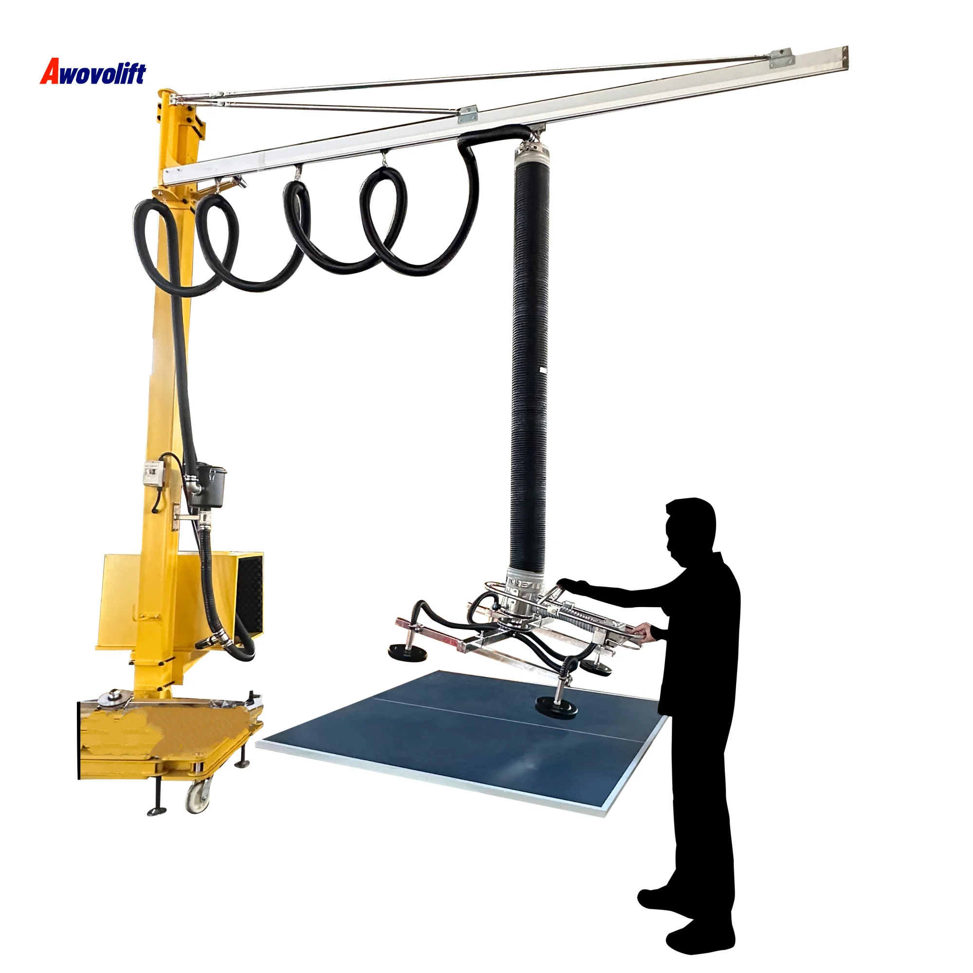 Фото Awovolift широко используемые подъемники, вспомогательные приборы для подъема, подъемное устройство, вакуумный подъемник для труб, вакуумные подъемные машины, деревянная панель, сумка, коробка №4