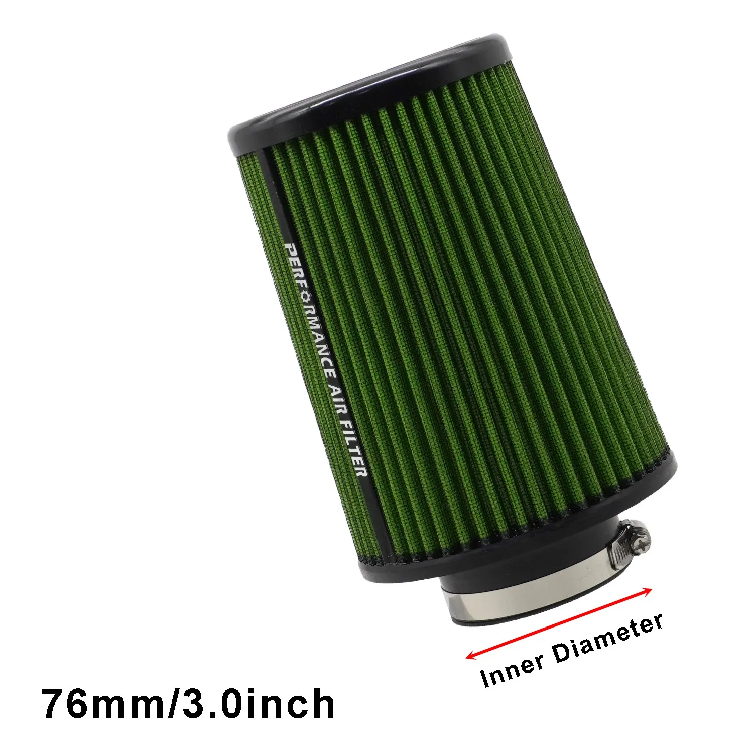 

Автомобильный воздушный фильтр с высоким потоком 3 дюйма 3,5 дюйма 4 дюйма, воздухозаборник холодного воздуха, универсальные фильтры для спортивного гоночного автомобиля, воздухозаборник двигателя 76 мм 89 мм 101 мм