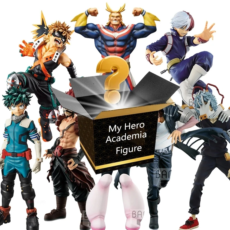 

My Hero Academia Mystery Box Figure Blind Box Anime Best Gift for Animer Deku All Might Bakugou Figure Lucky Box