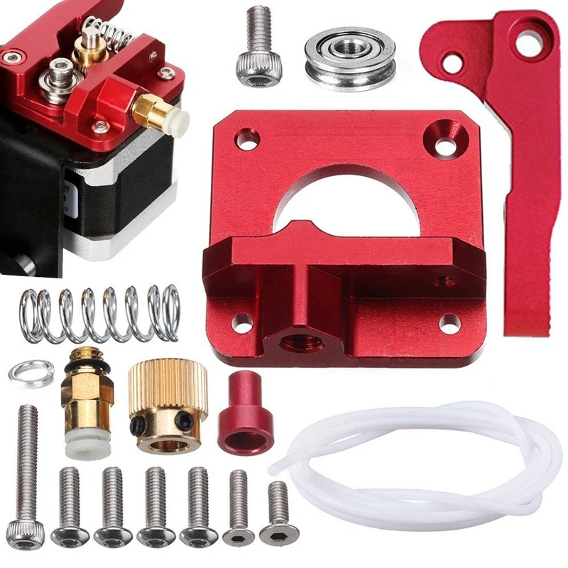 

Upgraded MK8 Extruder Aluminum Drive Feed Replacement 3D Printer Extruders Kit for Creality CR-10,CR-10S,CR-10 S4,RepRap Prusa i