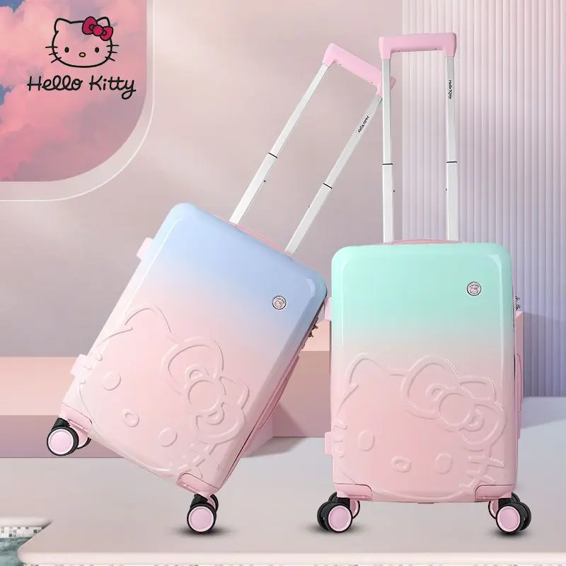Hellokitty Luggage for Women Ins Internet Celebrity Trolley 