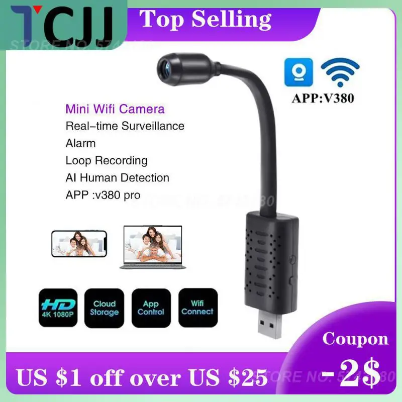 

Cloud Storage Mini Camera Motion Detection Ai Human Detection Mini Ip Camera Portable Hd Ip Camera Video Camera Plug And Play