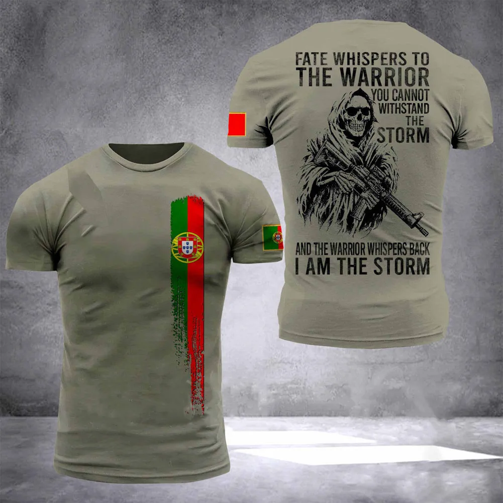 

Men's Ladies Summer High Quality Casual T-Shirt Spanish Portuguese Soldier 3D Printed Shirt Top - ARMY-VETERAN Special Forces