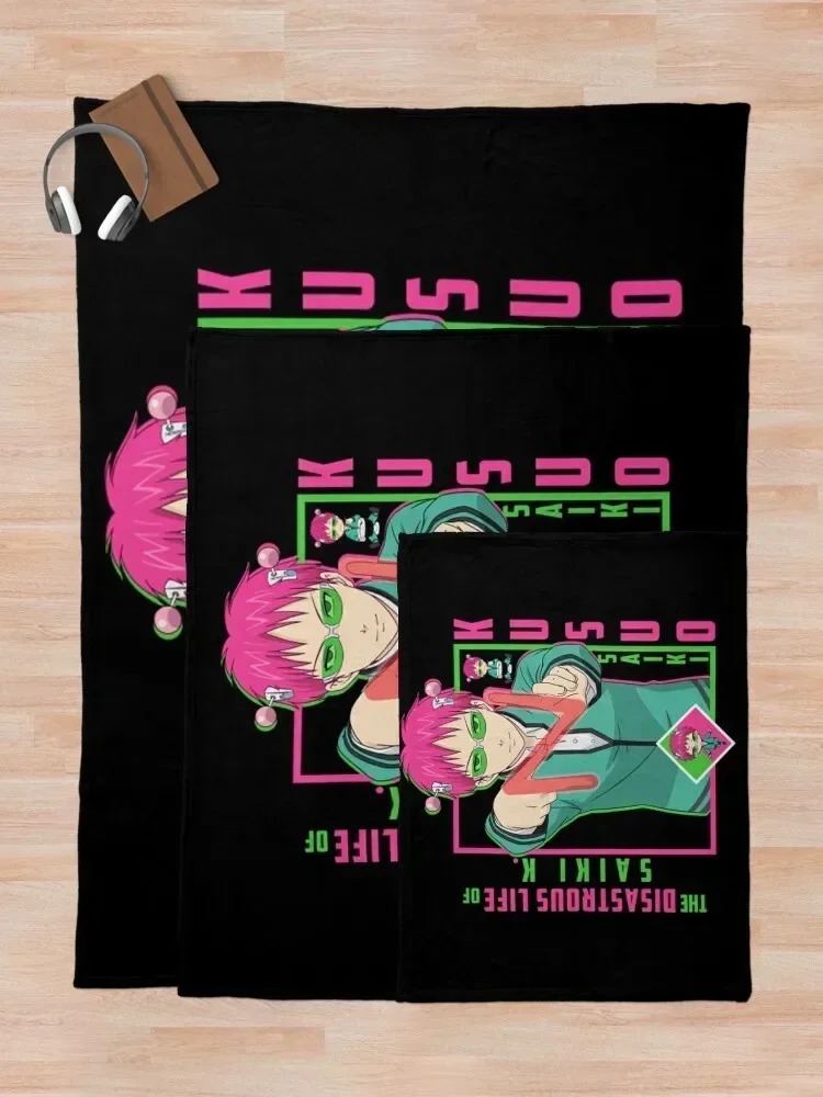 Пушистое одеяло Saiki Kusuo для дивана