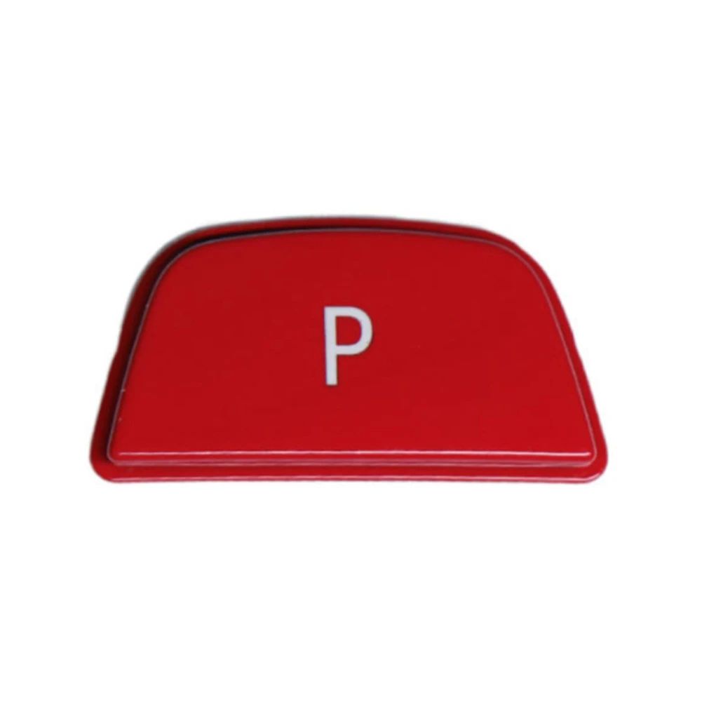 

Car Gear Lever Auto Parking Button Cap Letter P Button for BMW X5 X6 F15 F16 (Red)