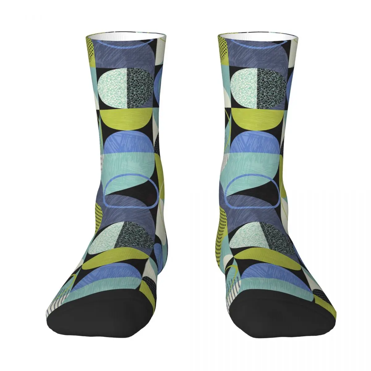 Seamless Abstract Geometric Modern Pattern Adult Socks,Unisex socks,men Socks women Socks