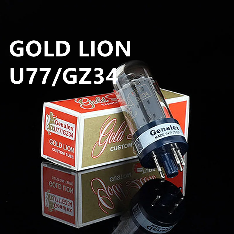 Vacuum Tube GOLD LION U77/GZ34 Replace 5AR4 5Z4P 5U4G 274B Factory Test And Match