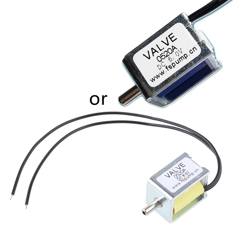 

DC 6V/12V Mini Electromagnetic Solenoid Valve Electronic Control Solenoid Exhaust Air Valve for Exhaust Fitting
