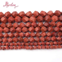 681012mm round faceted red sandstone stone loose beads for diy women men necklace bracelats earrings ring jewelry making 15