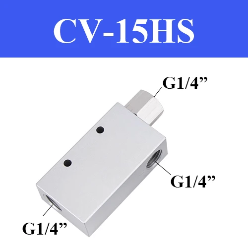 CV-10HS 15HS 20HS 25HS с разъемом 6 мм 8 мм 10 мм 12 мм Вакуумный генератор на присоске Вакуумный клапан контроля отрицательного давления