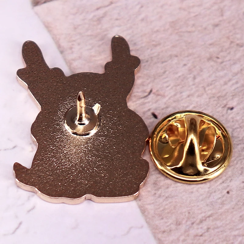 Брошь медная Kawaii Deer Monster