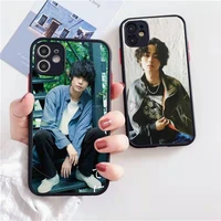 suda masaki actor phone case matte transparent for iphone 7 8 11 12 13 plus mini x xs xr pro max cover