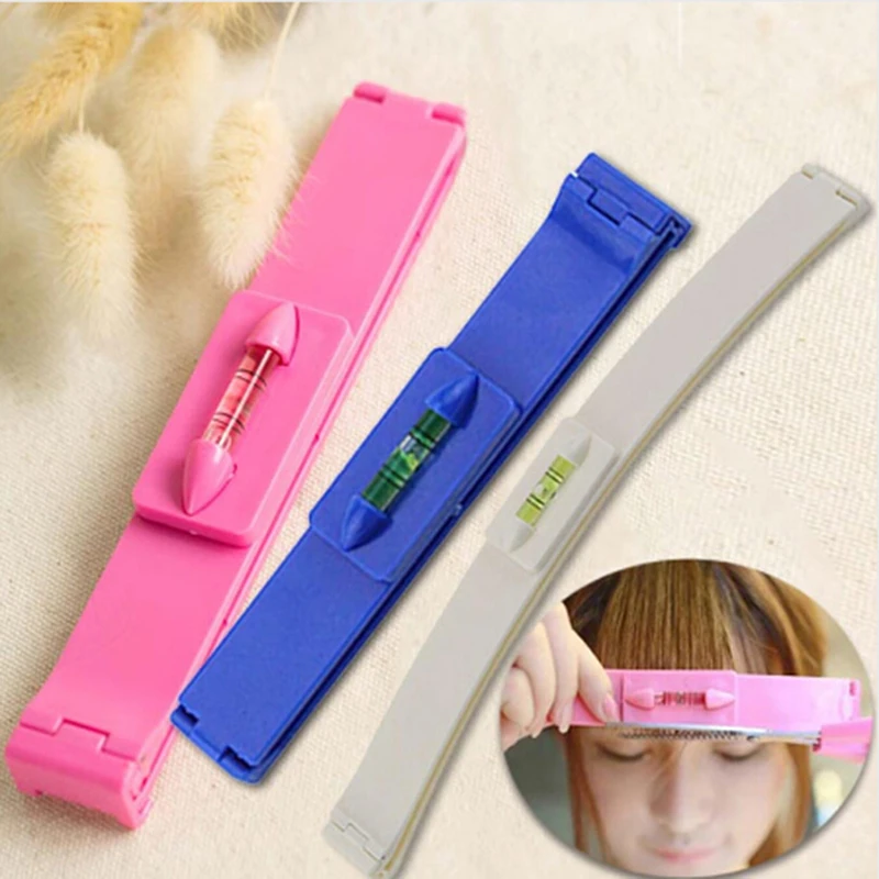 

Ruler Accessories Hair Trimmer Comb Guide DIY Women Fringe Cut Tool Clipper for Cute Bang Level Barberia Acesorios Free Shipping
