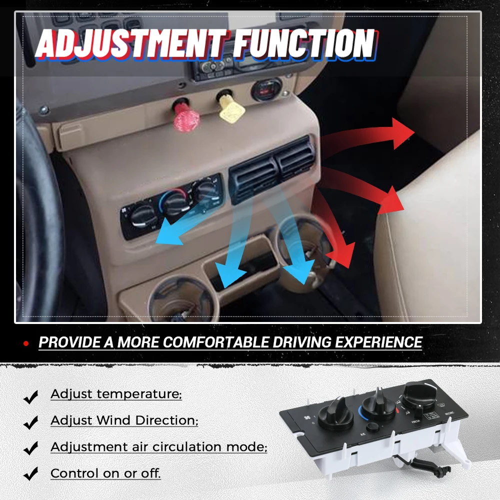 7787-880011 A/C ПЕРЕКЛЮЧАТЕЛЬ кондиционера модуль панели контроля климата для Mack CH613/