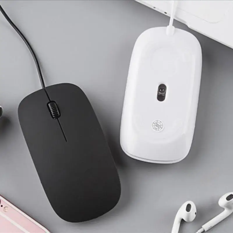 

Office Wired Mouse Suitable for Desktop Computer Notebook Left and Right Hand Cute Usb Photoelectric Ergonomic Small Mouse
