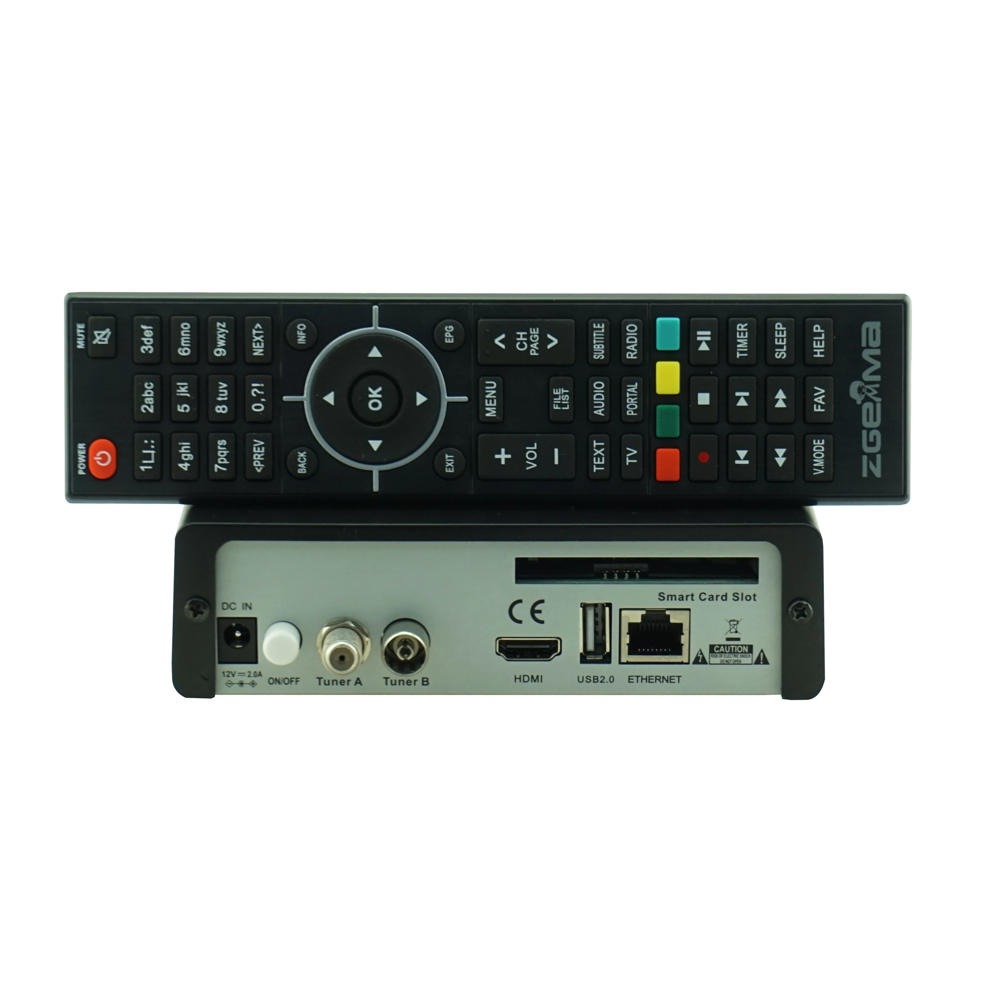 Новейший ресивер ZGEMMA H8.2H для спутникового телевидения Linux Enigma2 приемник DVB-S2X + DVB-T2/C