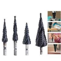 m35 cobalt titanium alloy step drill 3 124 12mm high speed steel spiral groove pagoda stainless steel hole opener