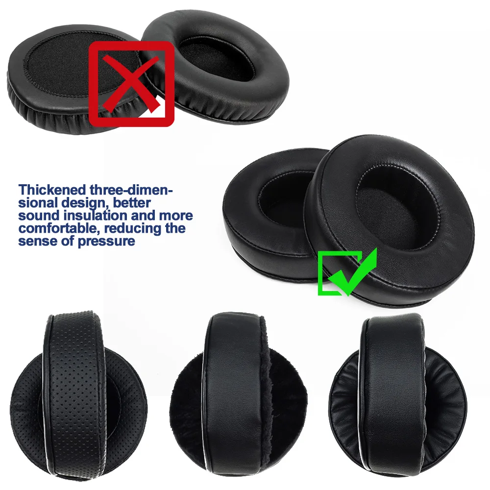 Фото Подушечки для наушников для Superlux HD330 HD662 HD662B HD660 HD668B HD669 HD681 EVO HD681B, сменные подушечки, чехлы из губки №3