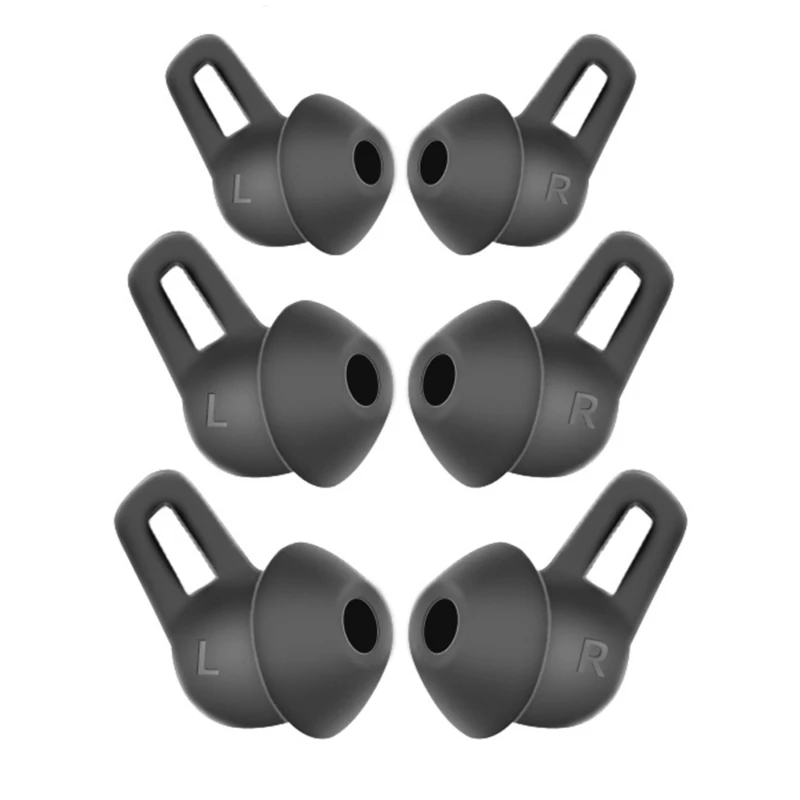 

1 Set Earbud Eartips Earplugs Soft Silicone Ear Tips for Freelace Pro Earphone