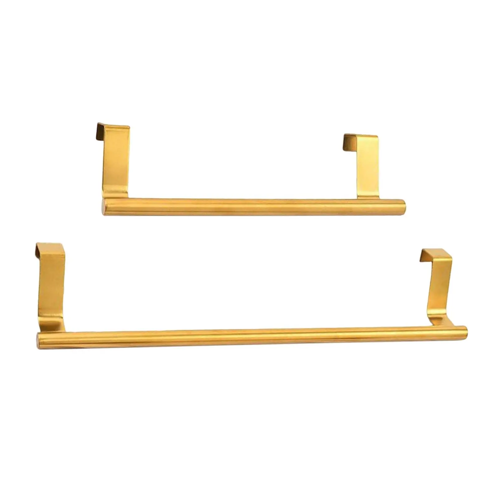 

Over Cabinet Towel Bar Hanger Hang On Inside or Outside of Doors Decorative