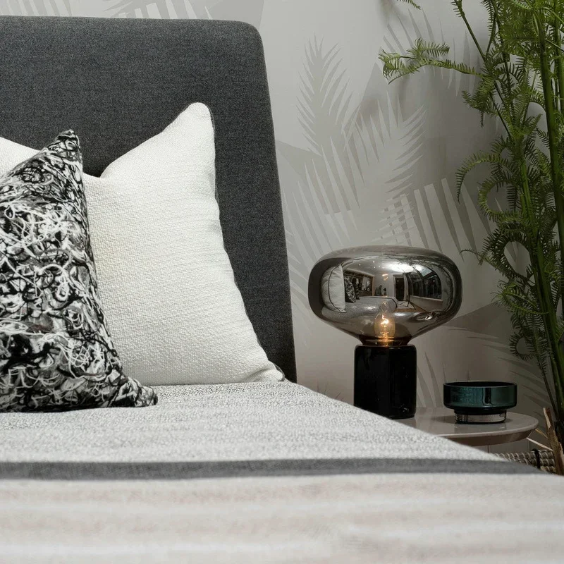 Винтажная стеклянная искусственная Мраморная Подставка для гостиной спальни