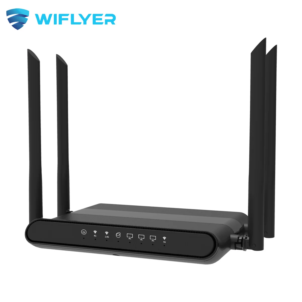 Wiflyer WG108 Home Wireless Wifi Router 2.4G & 5G Dual Band 1200Mbps Gigabit LAN Wide Coverage 16MB Flash 128MB RAM