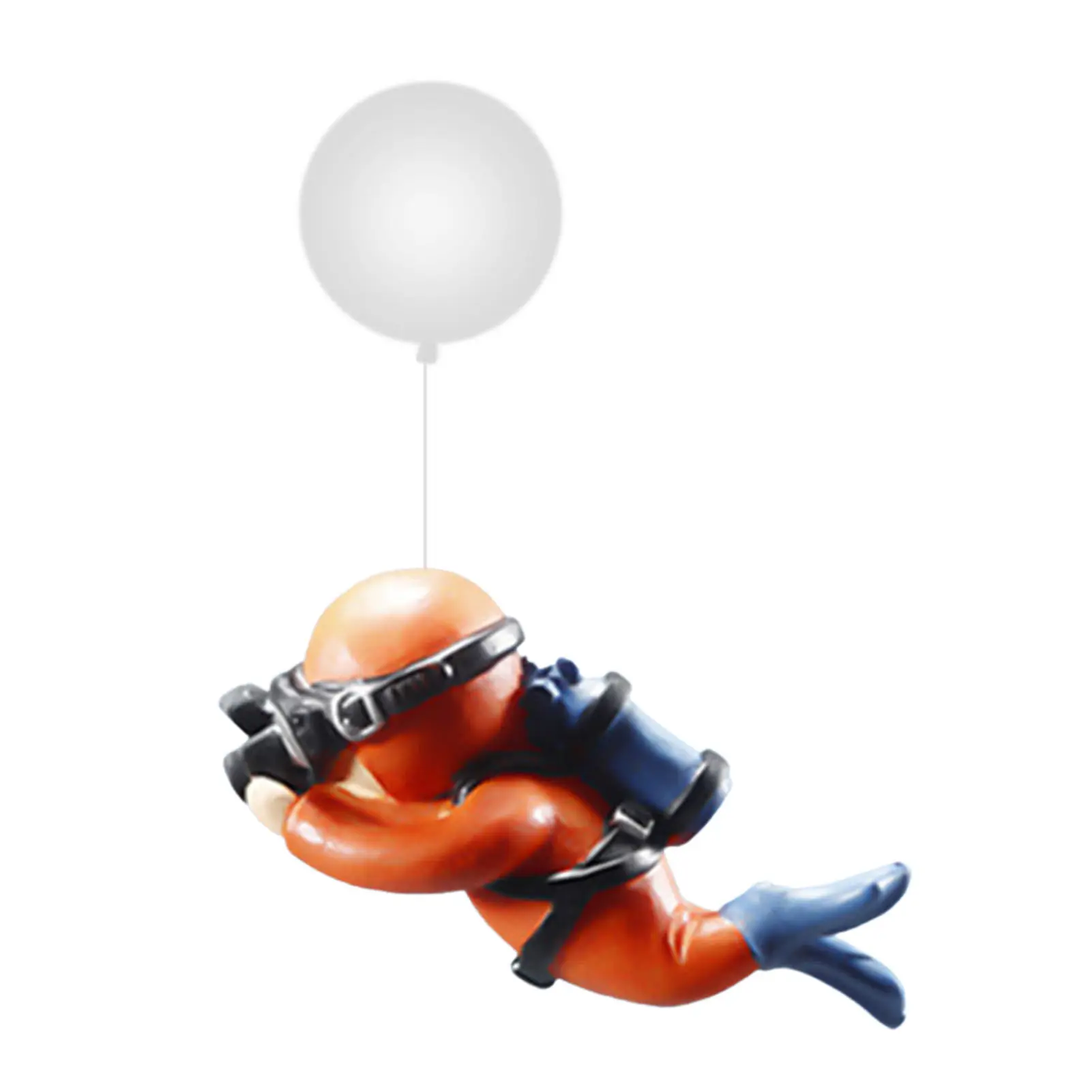 

Diver Fish Tank Decoration Non-Toxic Resin Little Diver Fish Tank Toys Blue Fat Diver For All Kinds Of Large Or Small Fish Tanks