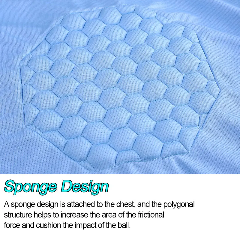 Мужская футбольная форма вратаря футбольные рубашки тренировочная футболка с