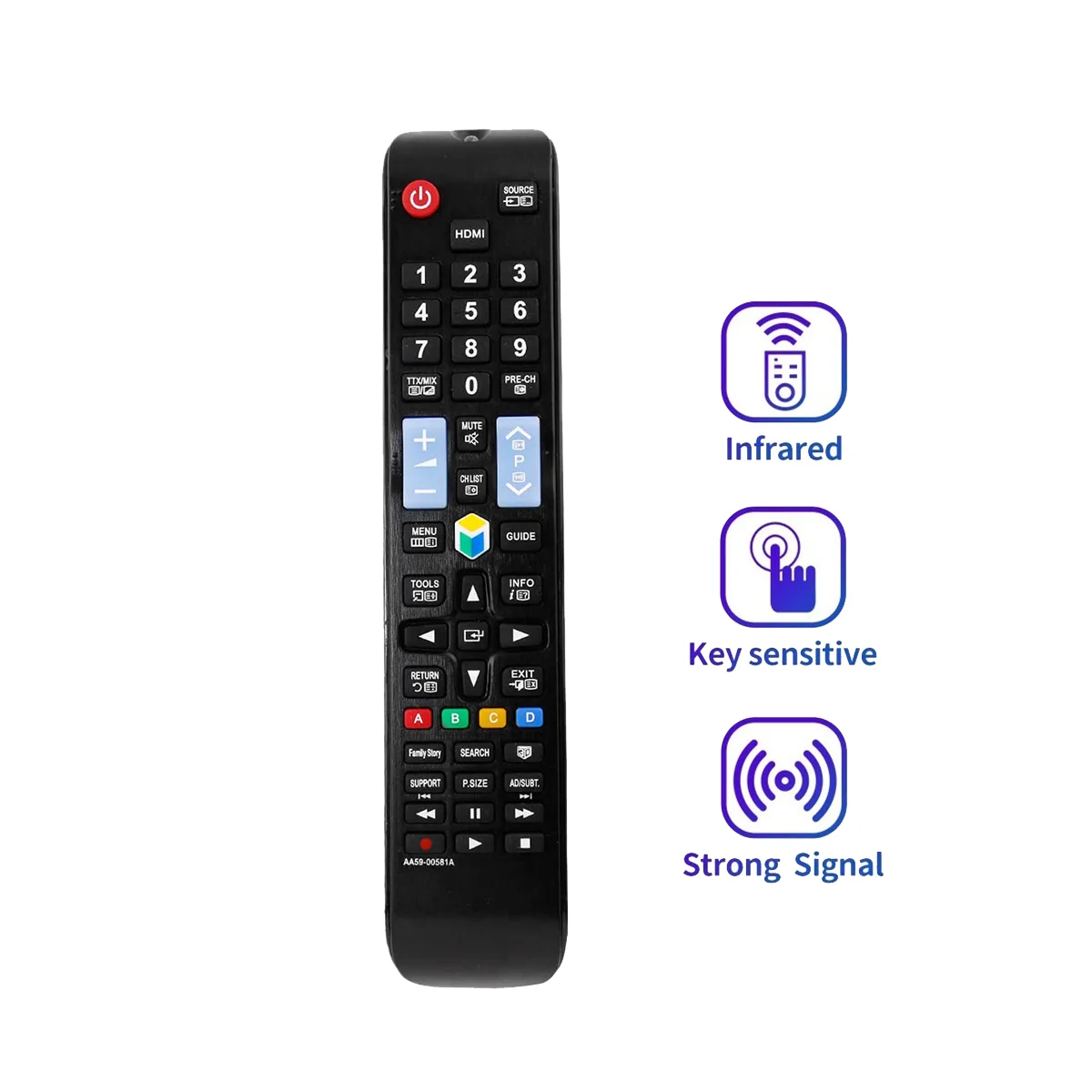 AA59-00581A заменить пульт дистанционного управления для телефона LCD TV UN32EH4500 UN46ES6100F