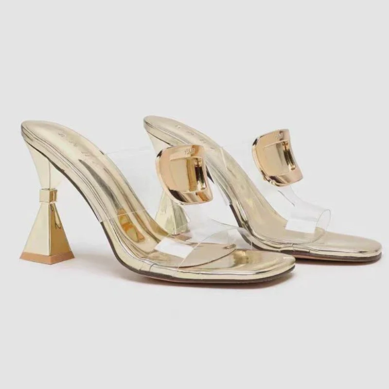 Босоножки женские на высоком каблуке Летние удобные классические сандалии