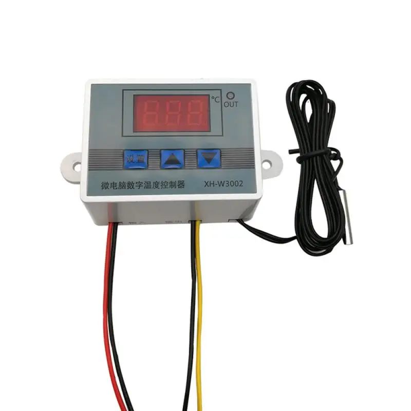 

Регулятор температуры XH-W3002, лампочка с цифровым управлением, 12 В/24 В, микрокомпьютер, переключатель, датчик терморегулятора