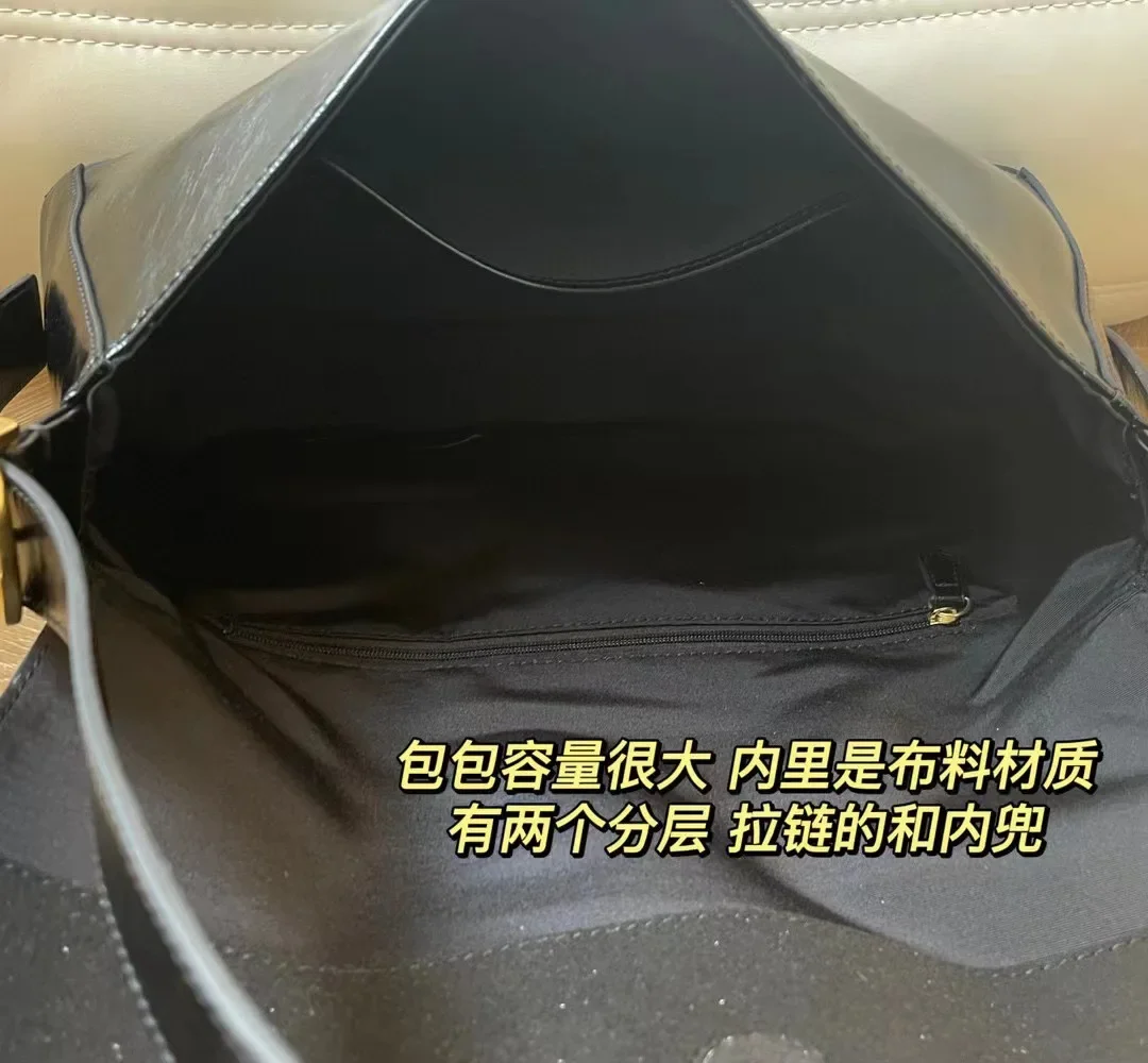 Корейская нишевая модная большая сумка Choi Sooyoung в одном стиле из воловьей кожи