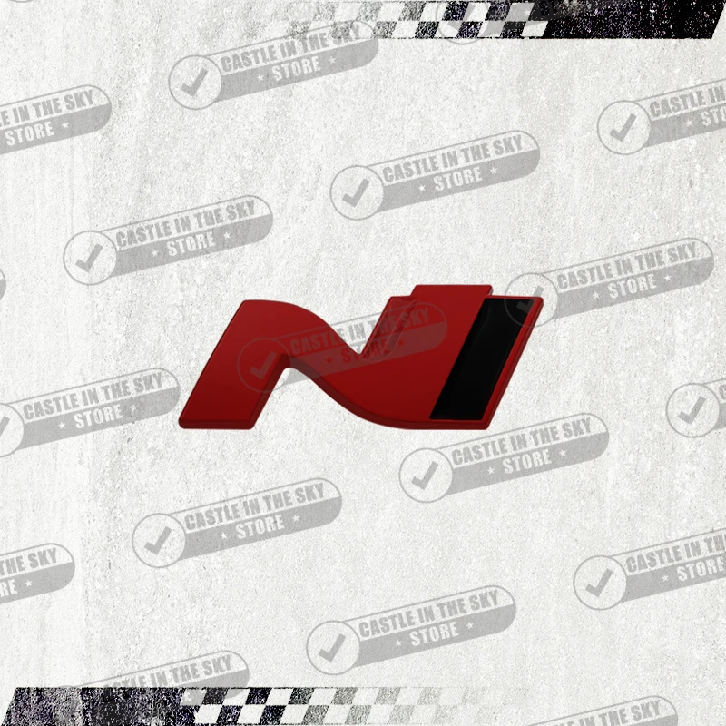 

N логотип металлическая эмблема автомобильный значок на руль наклейка эмблема наклейка для Tucson Ioniq Elantra Kona I30 I40 I10 I20 Ix25 Ix35 NX4