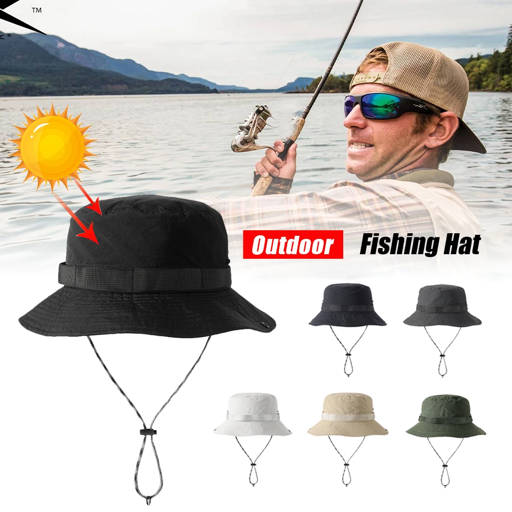

Outdoor Summer Ultralight Folding Breathable Sunscreen Fishing Hat AntiUV Fisherman Hat Hiking Mountaineering Carp Fishing Beach