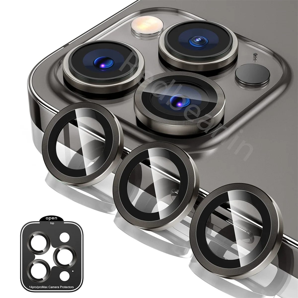 50PCS Quick Stick Installation Camera lens Protector Cover For Iphone 11 12 13 14 Pro 14 Pro max Camera lens Tempered screen