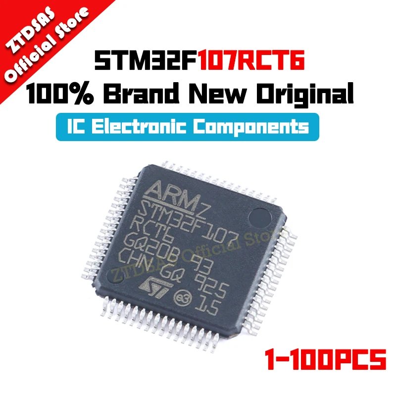 

1-100Pcs New Original STM32F107VCH6 STM32F107VC STM32F107 STM STM32 STM32F IC MCU Chip LFBGA-100