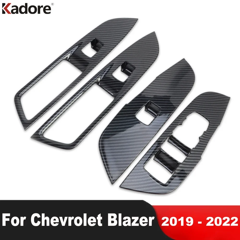 Для Chevrolet Blazer 2019 2020 2021 2022 карбоновый подлокотник для автомобиля двери окна