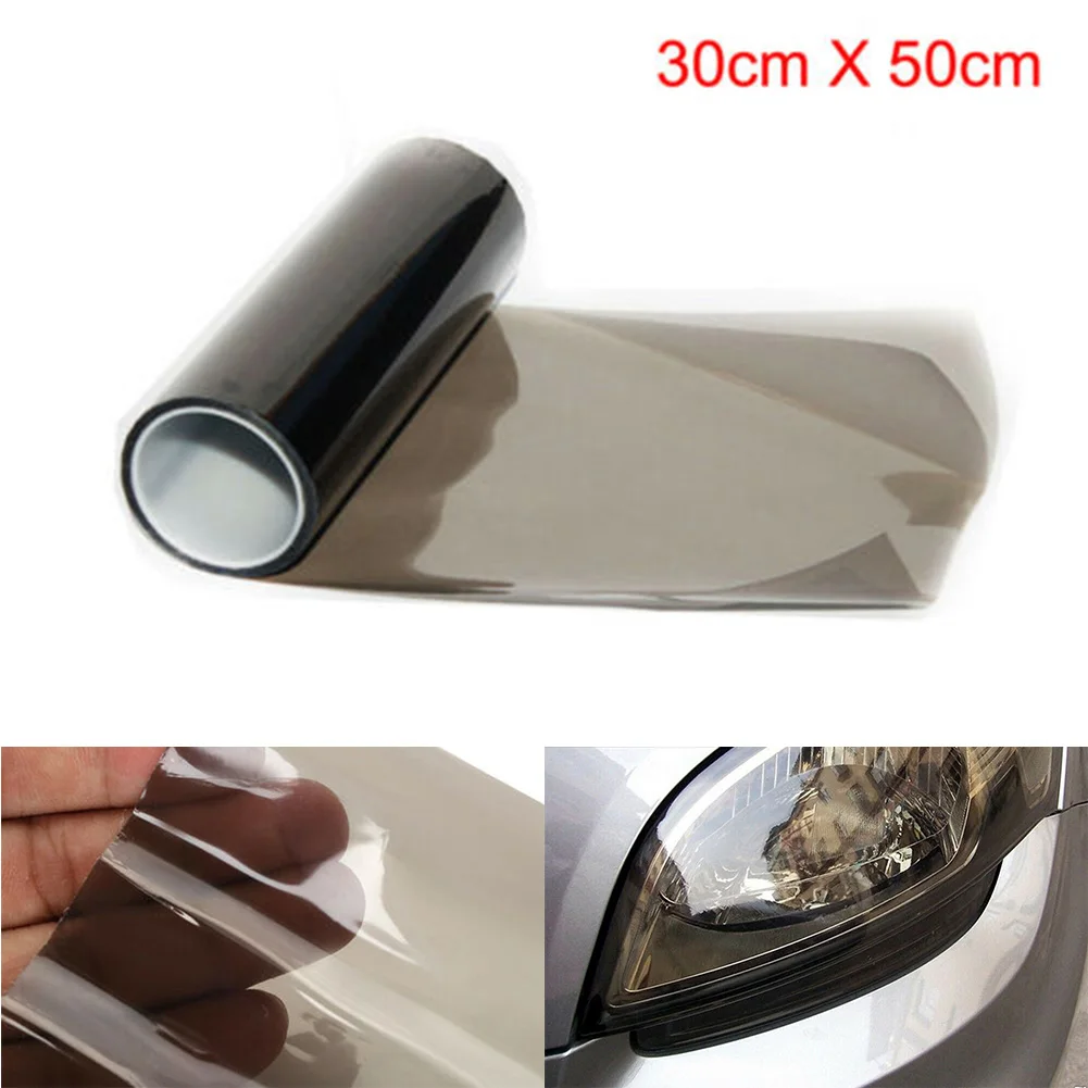 

1pc Car Light Film Sticker High Quality 30x50cm Three-layer Protection Auto Wash Headlight Film Sticker Protection