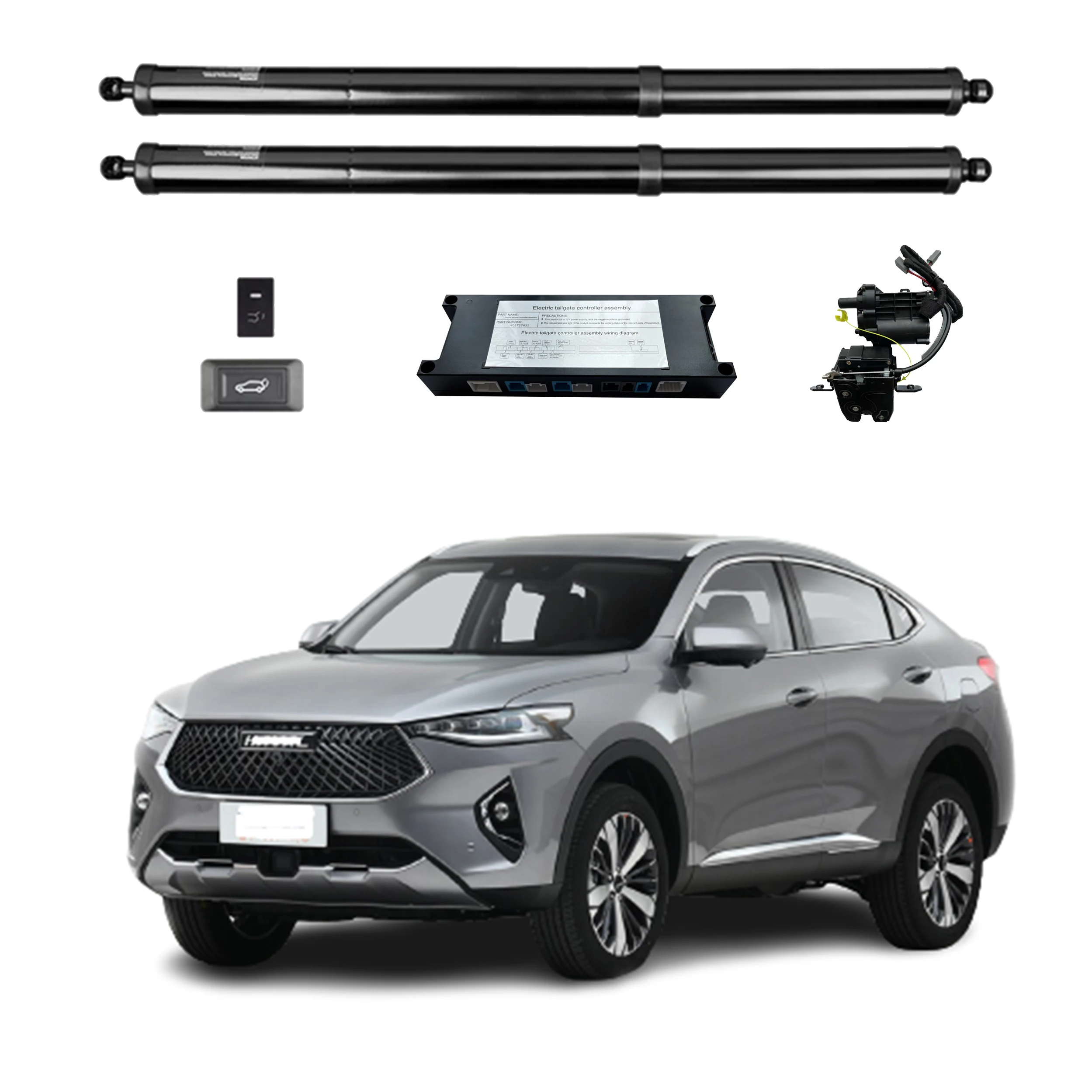

For Haval F7X 2019+ Electric Tailgate Power Liftgate Auto Trunk Hands Free Back Door Opener With Remote Control Funciton