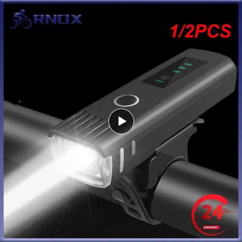 

1/2PCS USB Charging Light Set Outdoor Cycling Headlight Taillight Set Riding Satety Light Bike Accessories