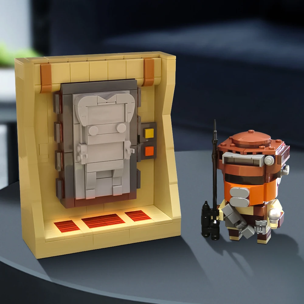 

MOC Jabba's Prize Solo in Carbonite & Boushh Building Blocks DIY Model Space War Trophy Hunter Bricks Sets Kids Adult Toys Gift