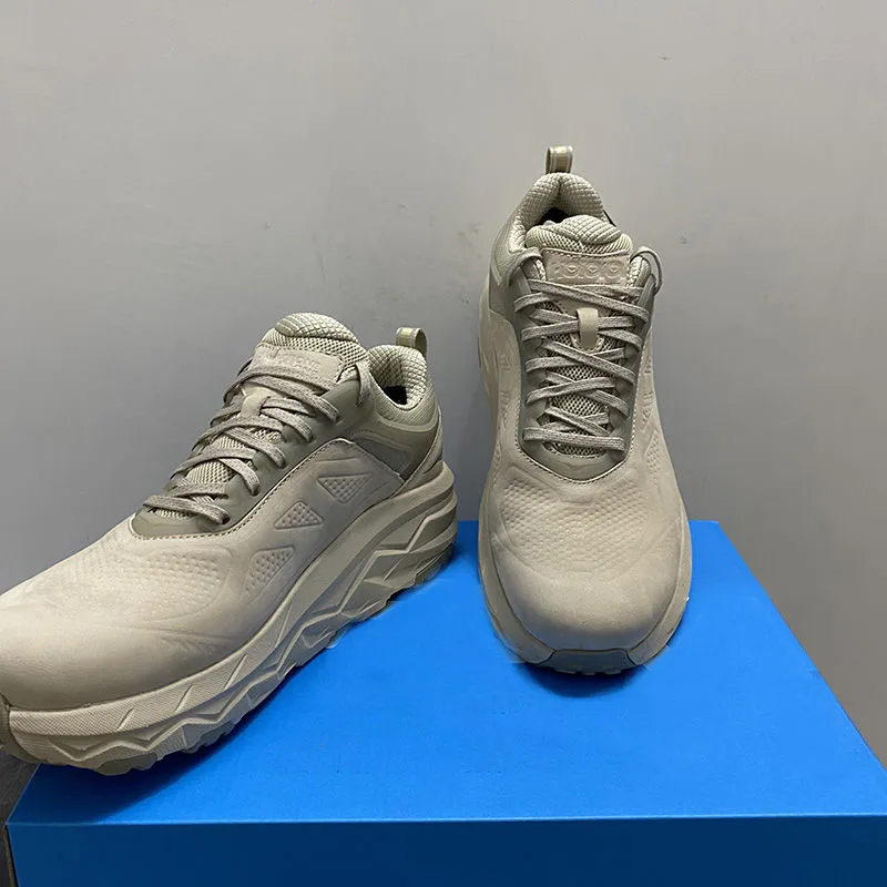 Men`s light microfiber waterproof hiking shoes mens slip-resistant country-cross trekking climbing walking shoes mens hiker