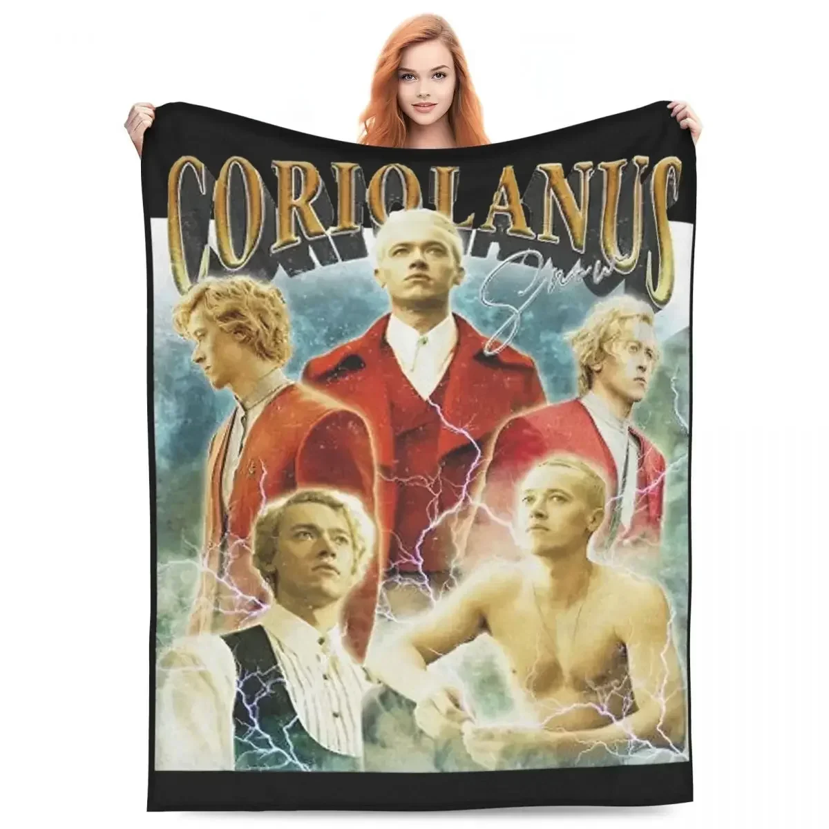 Многофункциональное винтажное одеяло Coriolanus Snow The Hunger Games декоративное для