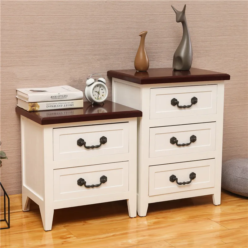 

Nordic Room Nightstands Storage Living Room Corner Storage Bedside Table Filing With Drawers Nachttisch Home Furniture XY50BT