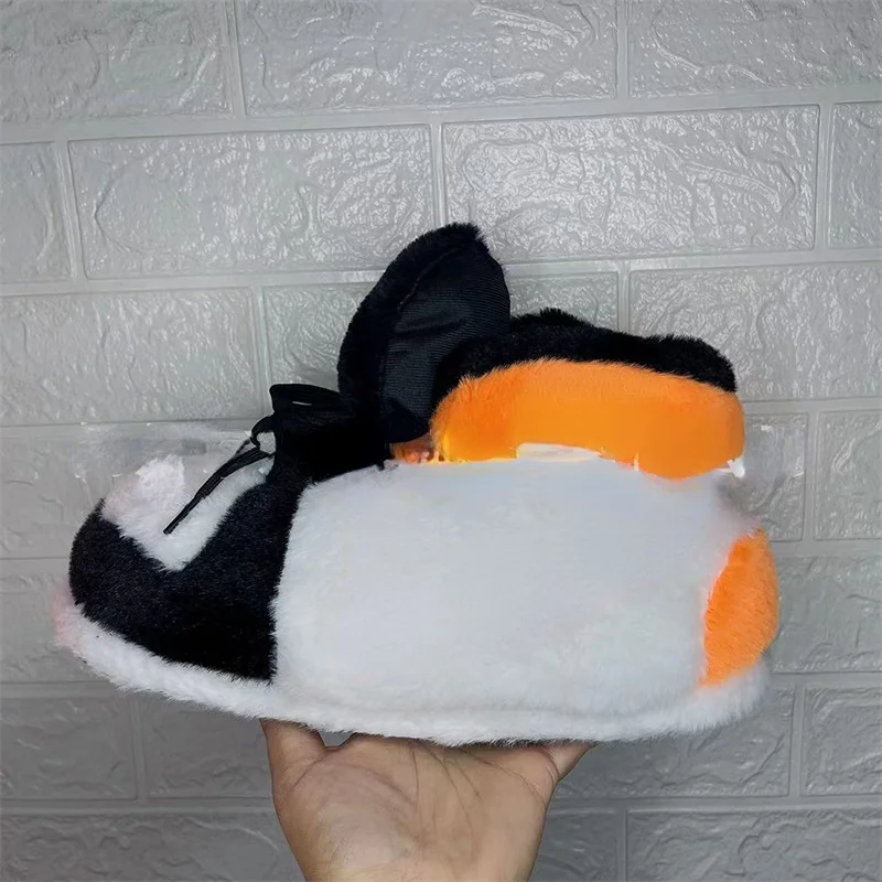 

Кроссовки US 7,5 для мужчин и женщин, домашняя хлопковая обувь, женские зимние теплые плюшевые тапочки, Женские Симпатичные домашние тапочки у...