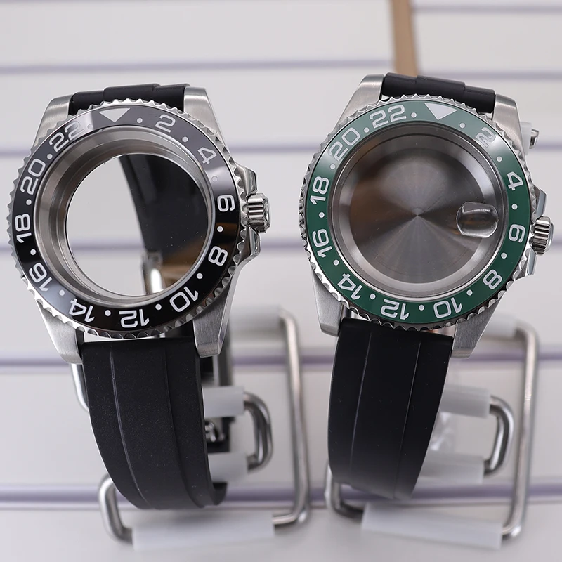 Чехол 10ATM Dive 40 мм GMT для Seiko NH35 NH36 NH38 NH34 Miyota 8215 ETA 2824 механизм 28 5 циферблат резиновый