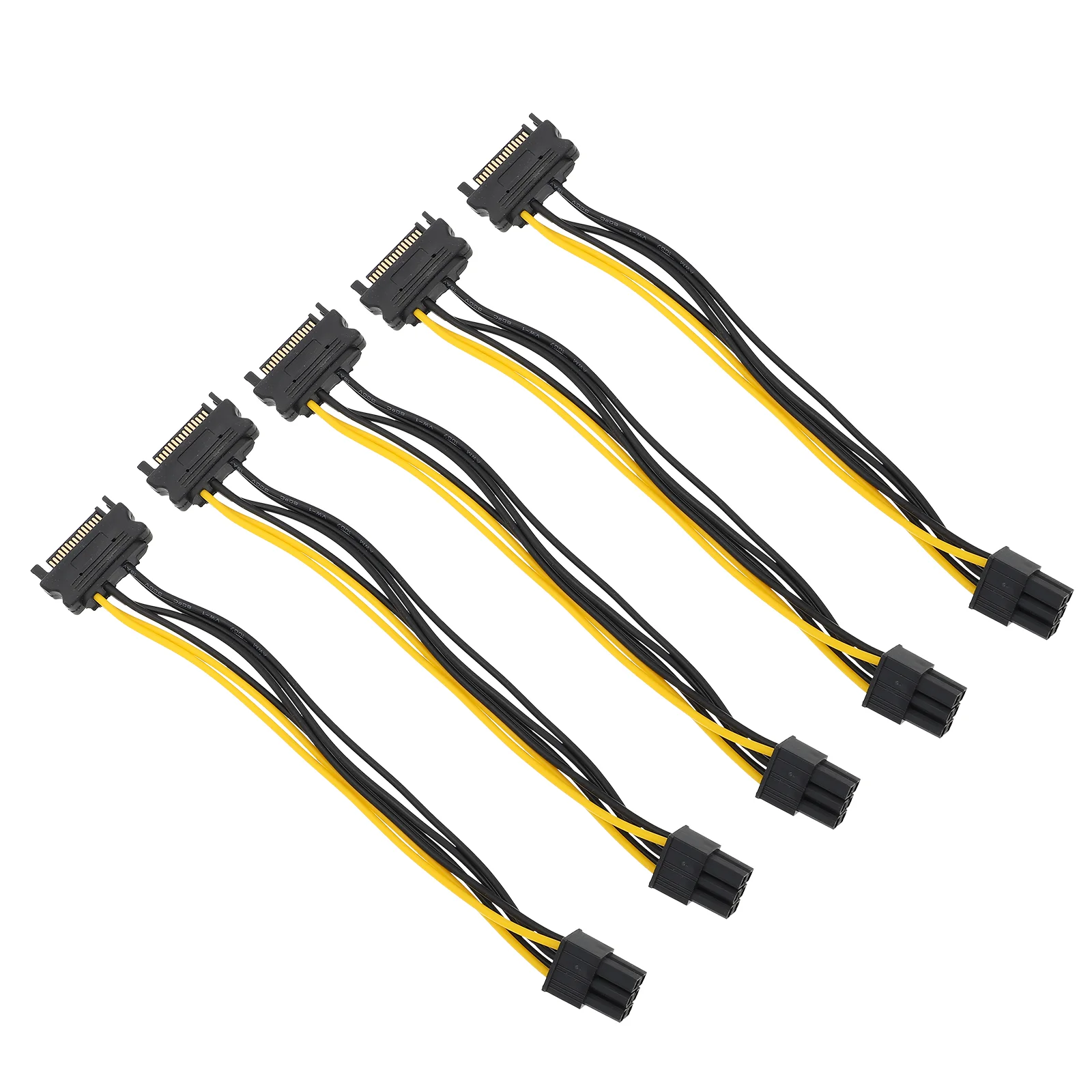 

Power Cable Cord Gpugraphics Adapter Extension 6Pin 15Pin Pin Accessory Pci E Splitter6 Pcie Wire