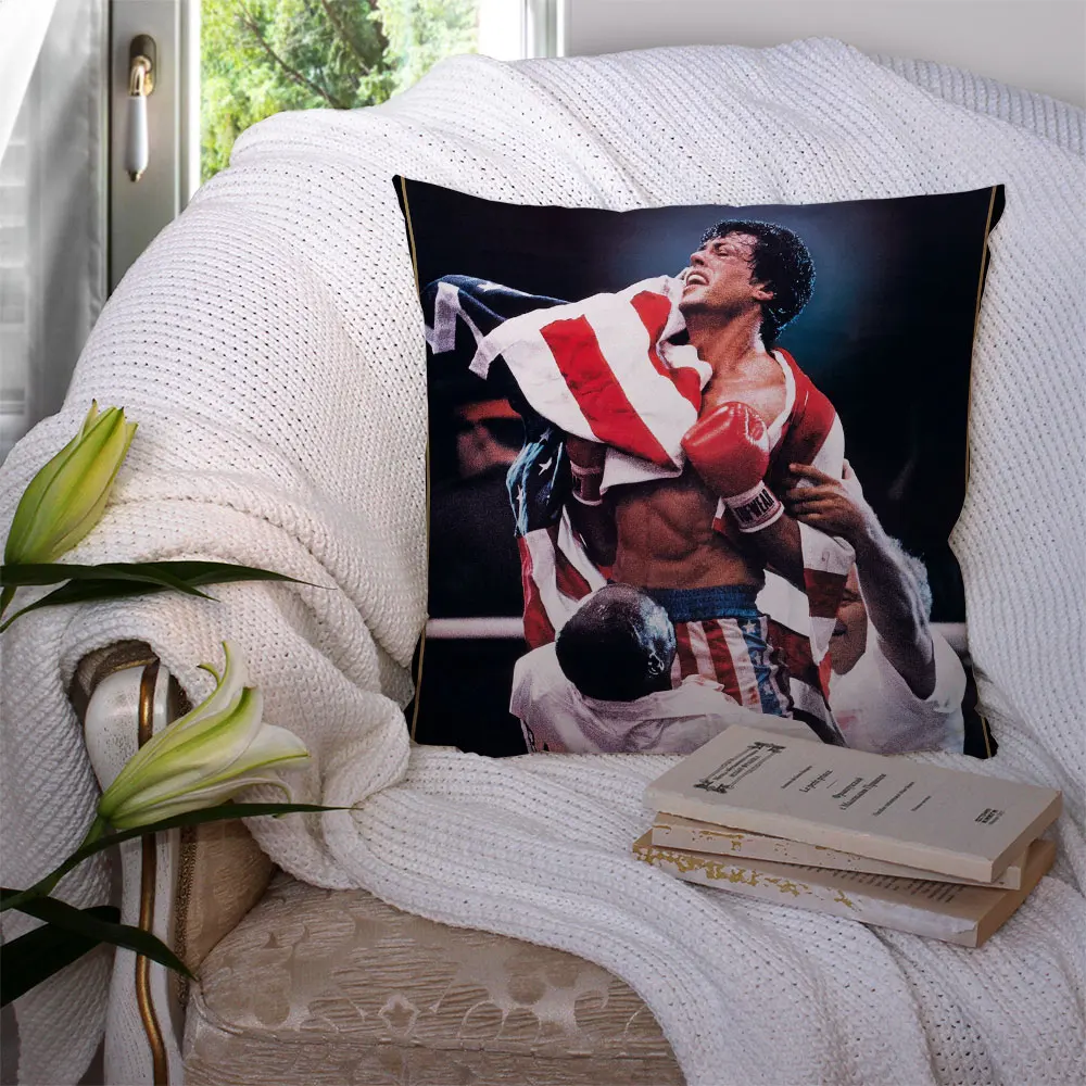 

Custom Nice Rocky Box Pillowcase Cushion Cover Home Decor Hotel Car Seat Backrest Sofa Pillow Case 21104-15