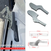 for vespa gt gts gtv 60 125 150 200 250 300 300ie motorcycle accessories passenger foot peg extensions extended footpegs
