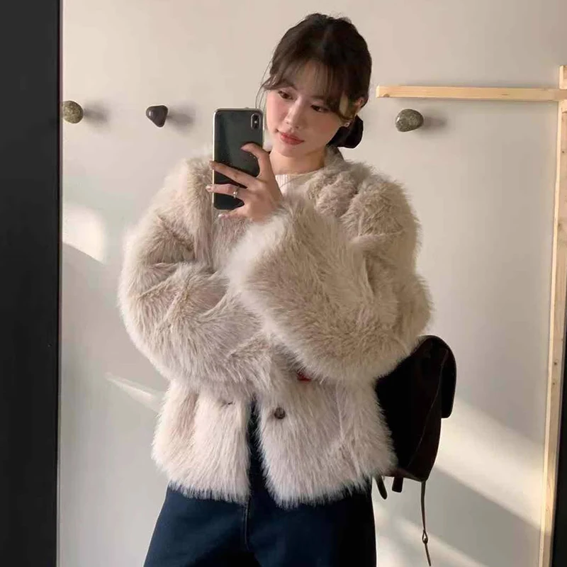 Женская верхняя одежда на 2 способа 2024 свободная теплая куртка Abrigos Invierno с